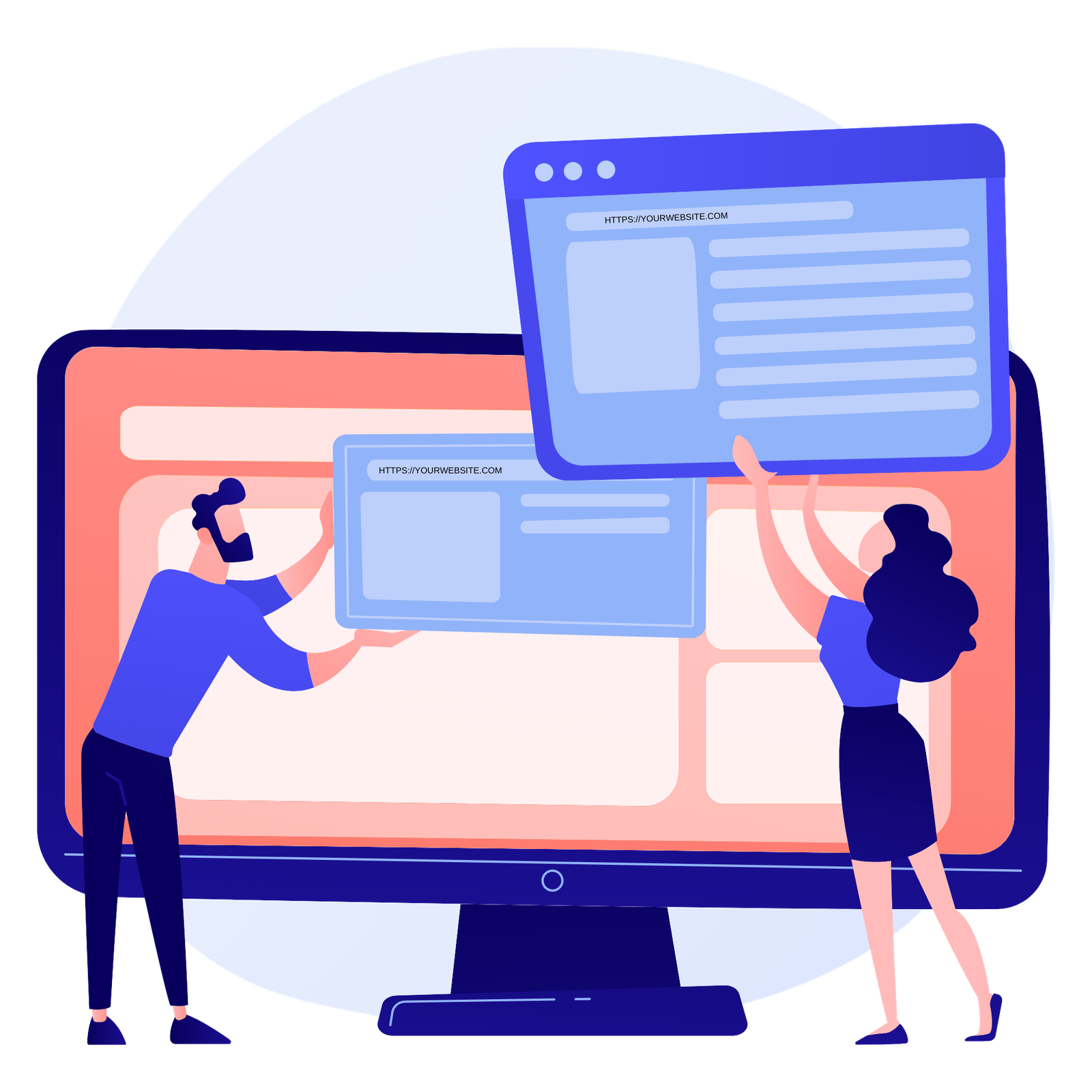 brochure website development